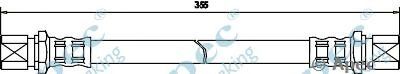 APEC BRAKING hos3199 -  Тормозной шланг